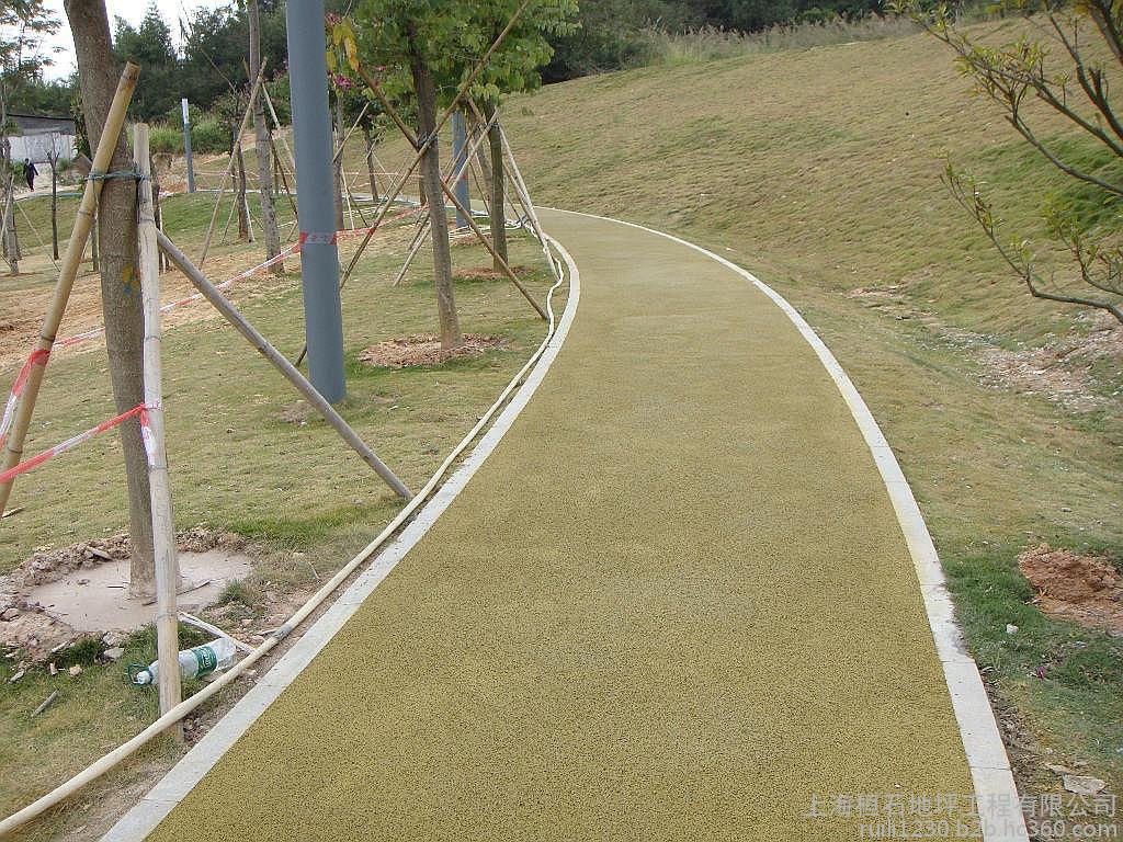 透水混凝土制品，自行車道步行道彩色透水混凝土道路桓石2017253 透水地坪系列