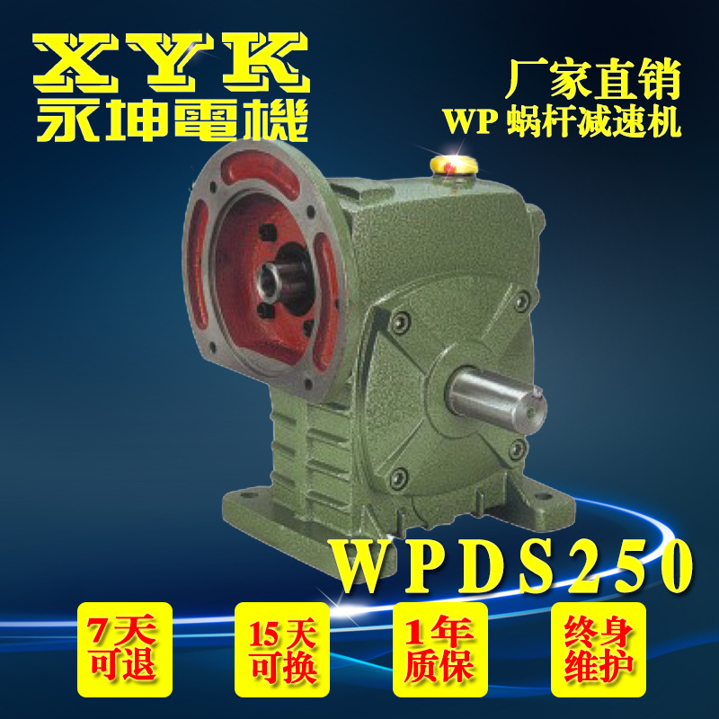 WPDA/WPDS/WPDZ250蝸輪蝸桿減速機(jī) 11KW/15KW三相異步電動機(jī)輸入